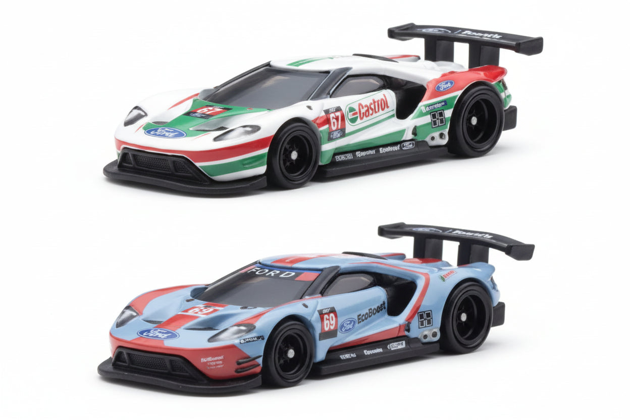 Hot Wheels Premium 2 Pack Ford GT