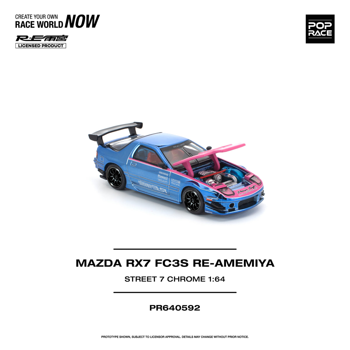 POP RACE PR64-592 MAZDA RX7 FC3S RE-AMEMIYA