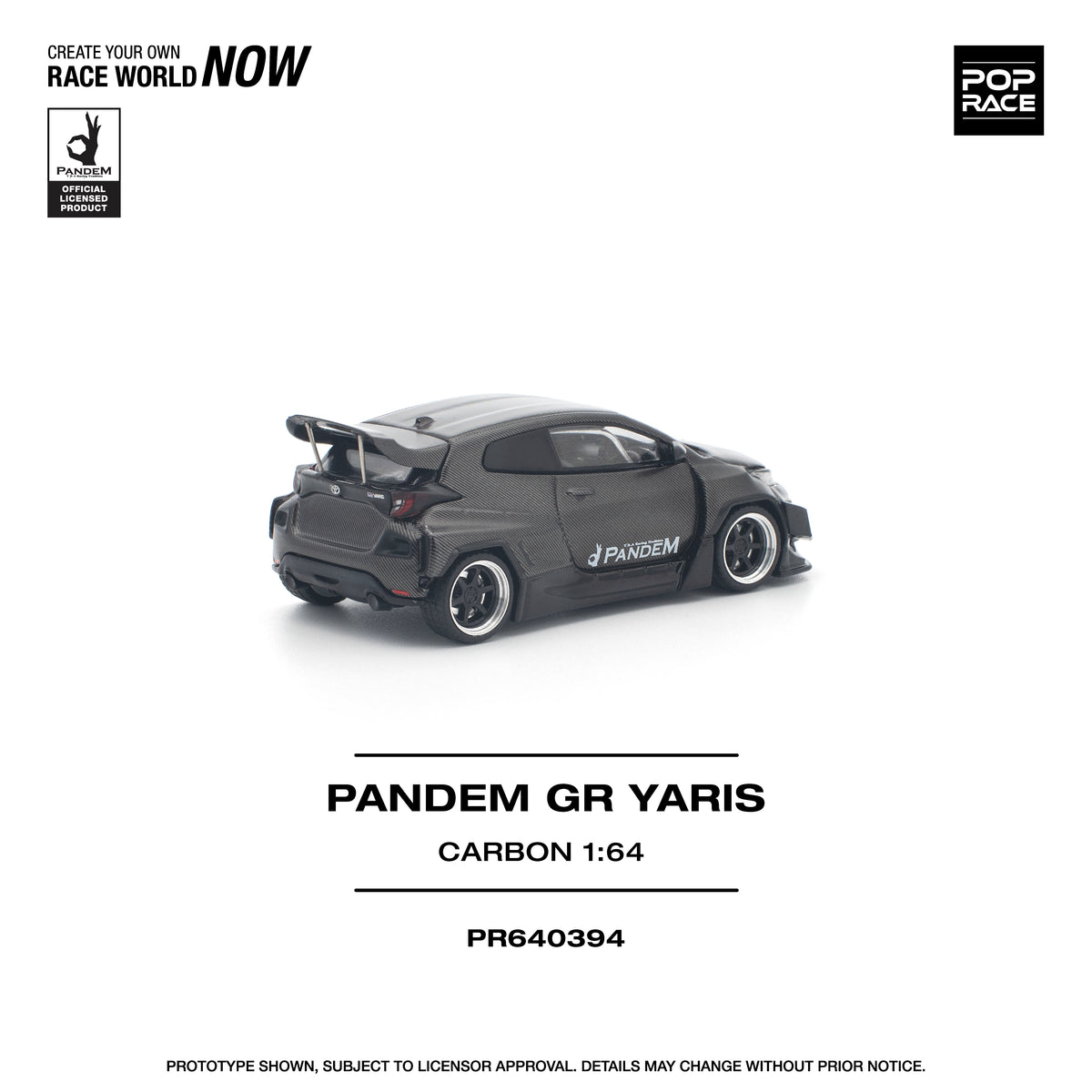 POP RACE PR64-394 PANDEM TOYOTA GR YARIS