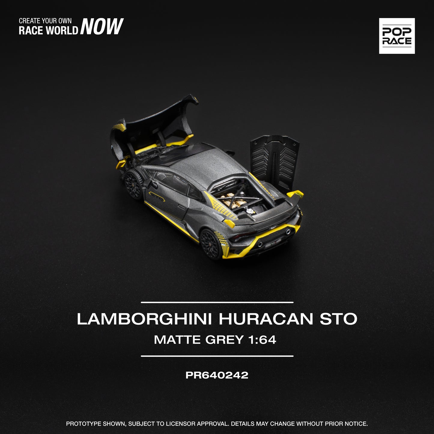 POP RACE PR64-242 Lamborghini Huracan STO