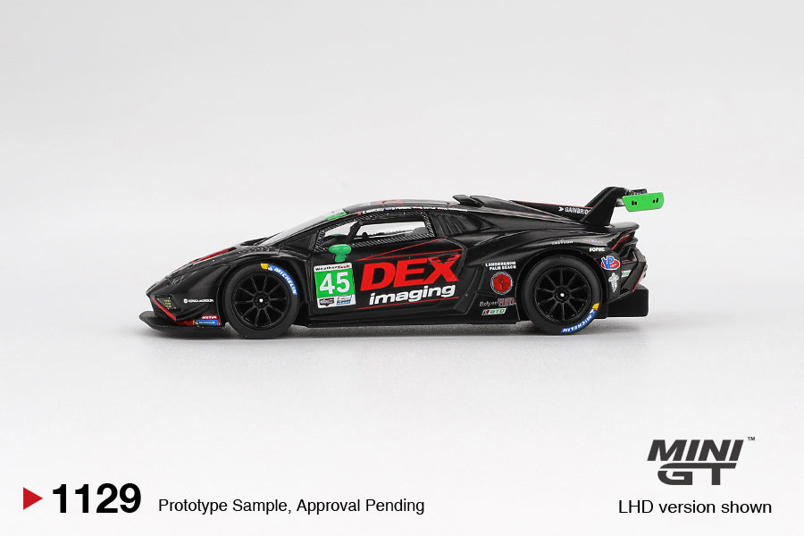 Lamborghini Huracán GT3 EVO2 #45 No. 45 DEX Imaging 2024 IMSA Daytona 24 Hrs Mini GT