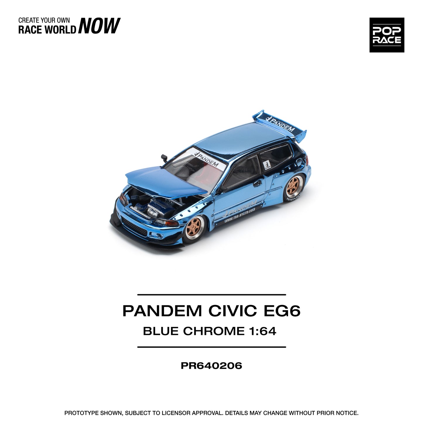 Pop Race PR64-206 Pandem Civic EG6