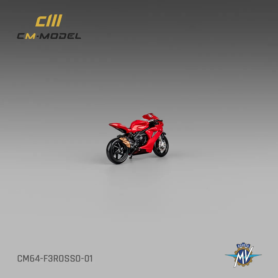 CM Model MV Agusta F3 Rosso Red With Showgirl – CM64-F3Rosso-01