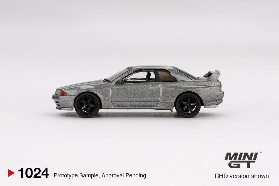 Nissan Skyline GT-R NISMO BNR32 CRS Version Dark Metal Gray Mini GT