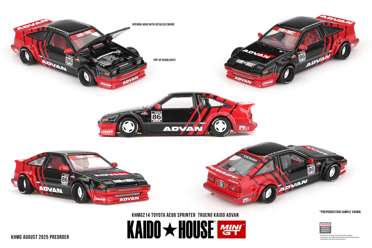 Toyota AE86 Sprinter Trueno Kaido ADVAN Kaido House //214