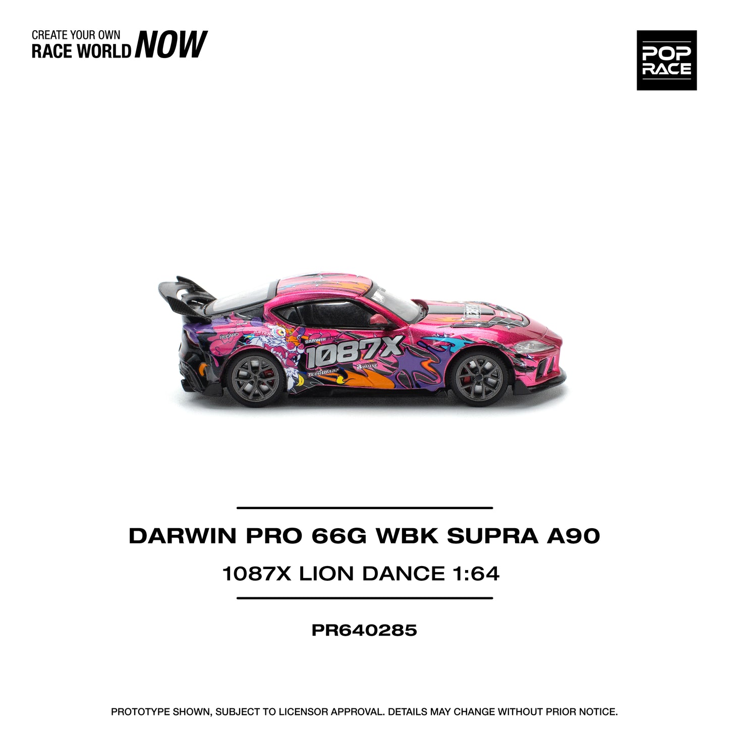 POP RACE PR64-285 DARWINPRO 66G WBK SUPRA
