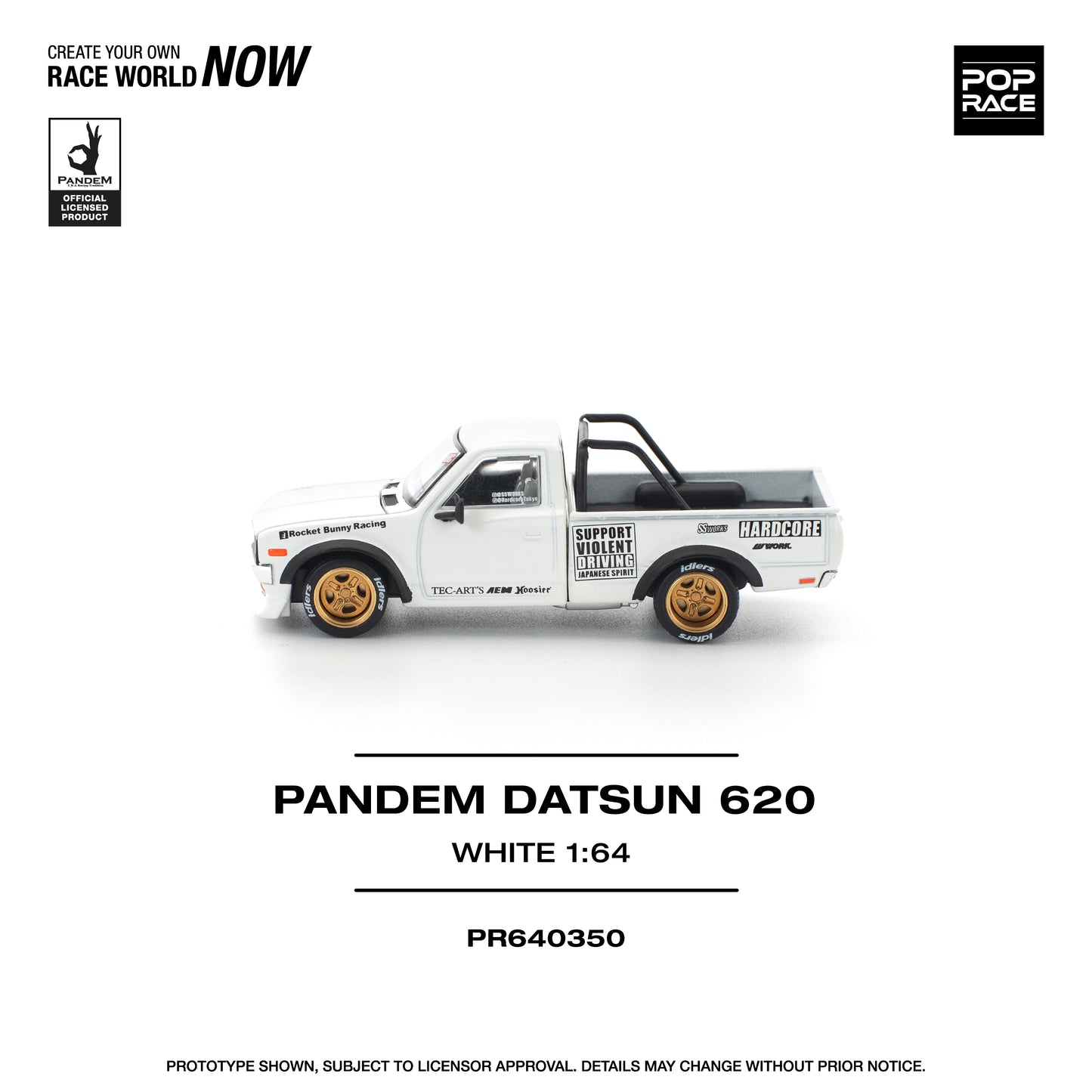 POP RACE PR64-350 PANDEM DATSUN 620