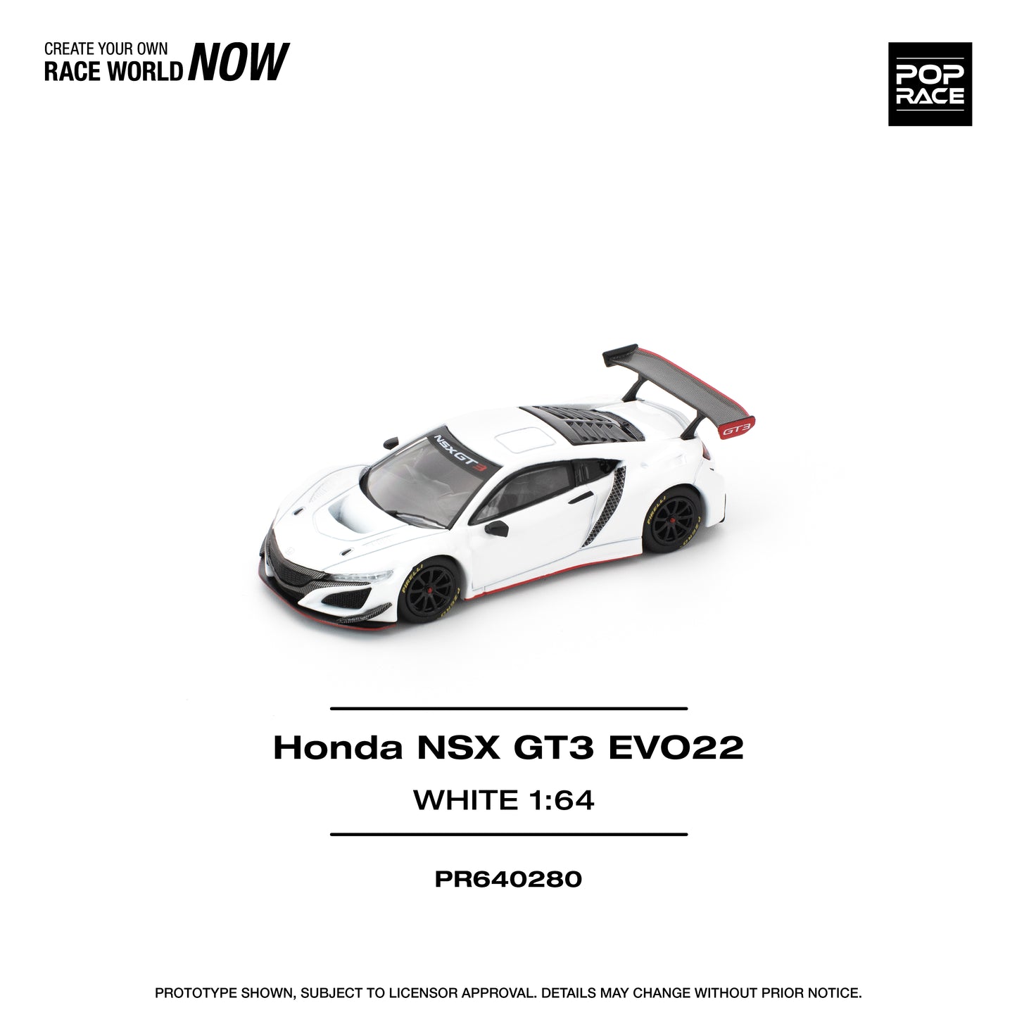 Pop Race PR64-280 Honda NSX GT3 EVO22