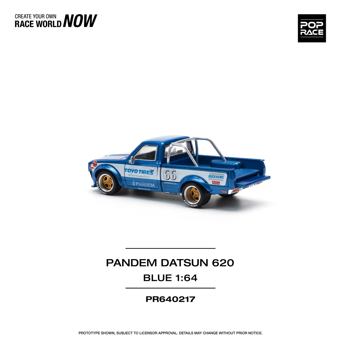 Pop Race PR64-217 Pandem Datsun 620