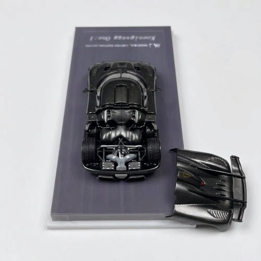 MJ Model Koenigsegg one1 Charcoal Grey 1:64 scale