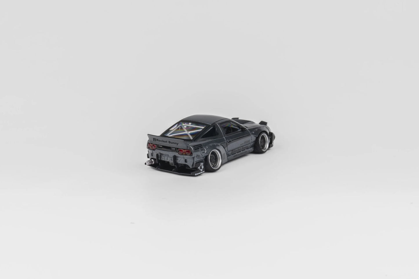 Micro Turbo Nissan 180SX Type X Rocket Bunny v2 Gun Metal