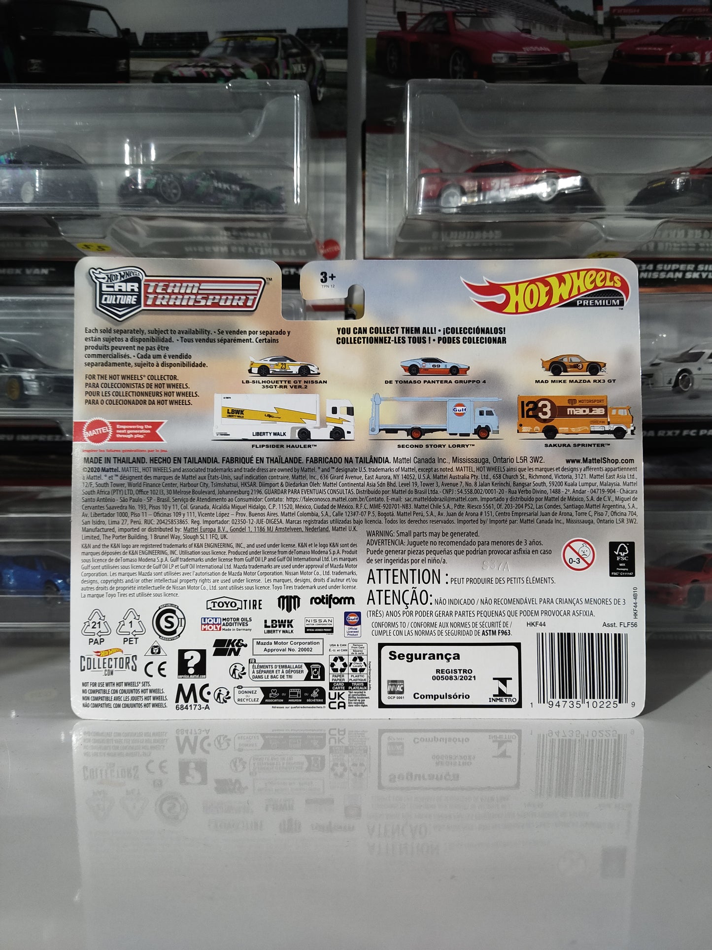 Hot Wheels Team Transport #58 MAD MIKE MAZDA RX3 GT