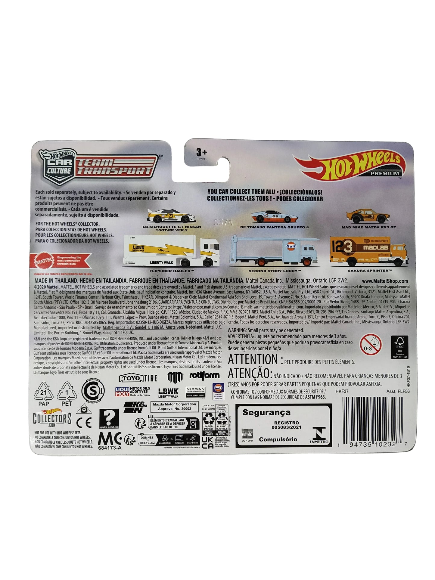 Hot Wheels Premium Team Transport #56