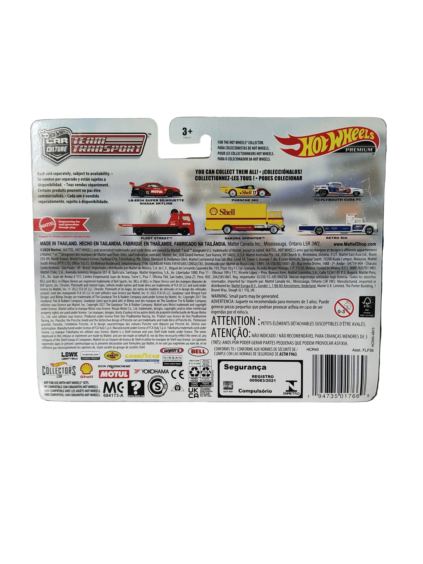 Hot Wheels Premium Team Transport #46