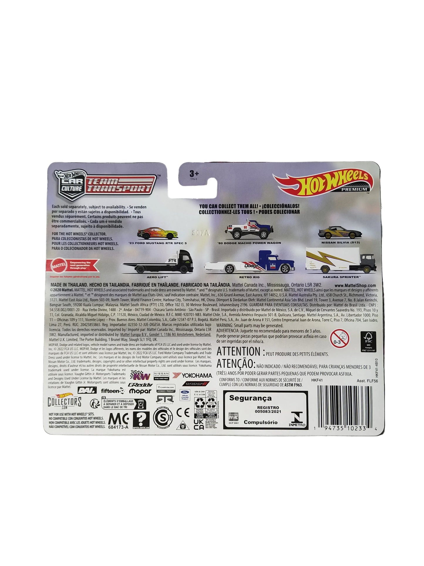 Hot Wheels Premium Team Transport #52