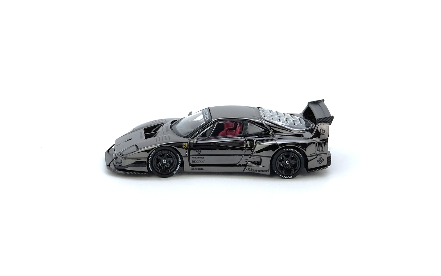 INNO64 FERRARI LBWK (F40) REGULAR & CHASE CHROME BLACK