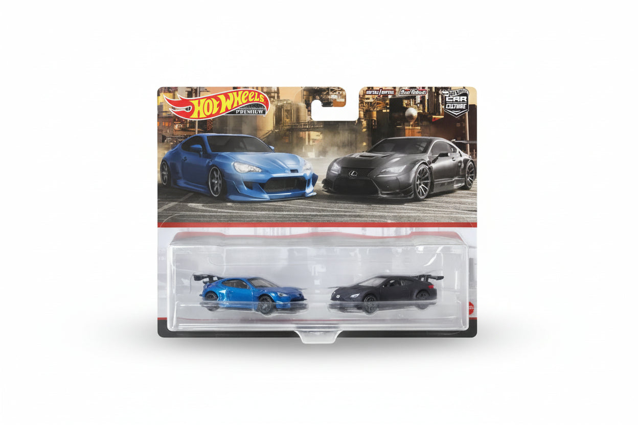 Hot Wheels Premium 2 Pack BRZ/Lexus