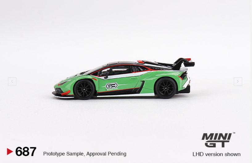 Lamborghini Huracàn GT3 EVO2 Mini GT
