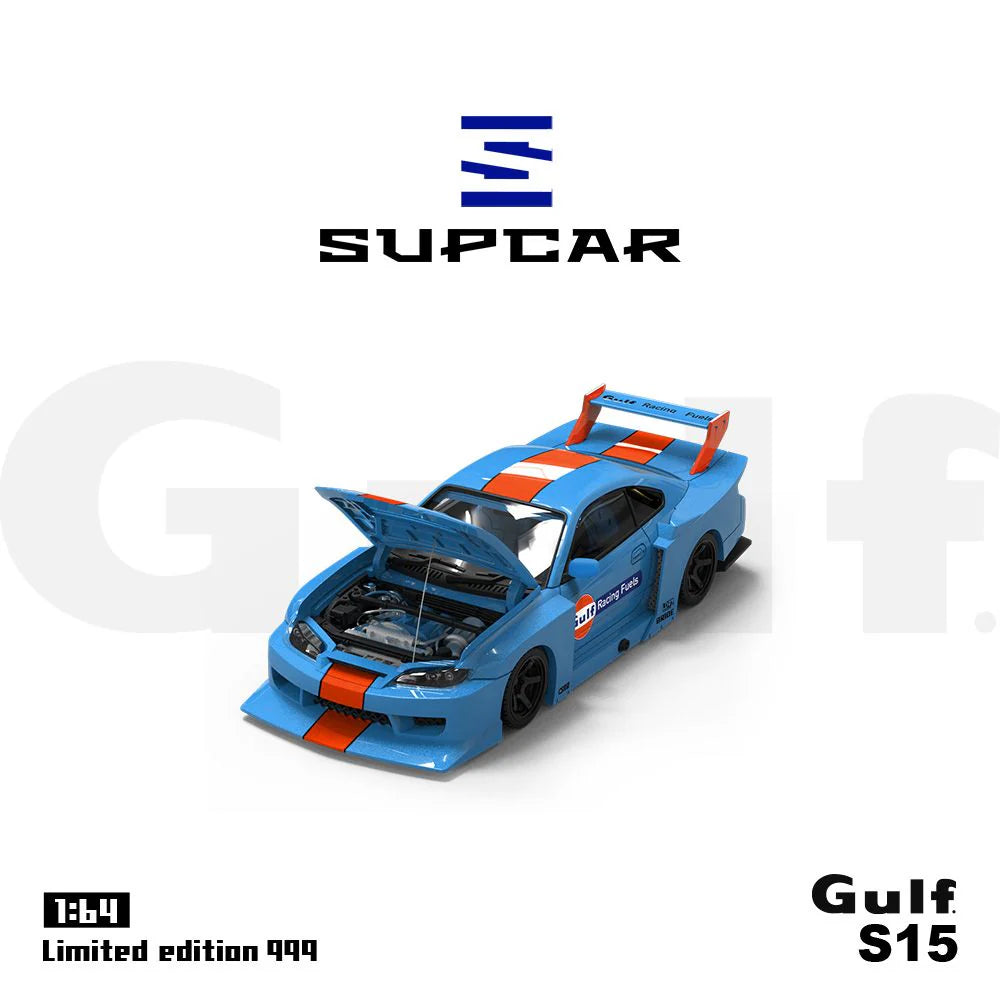 SUPCAR 1:64 Nissan Silvia S15 Gulf Livery