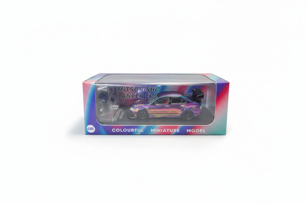 CM Model Mitsubishi EVO 9 Chameleon Chrome