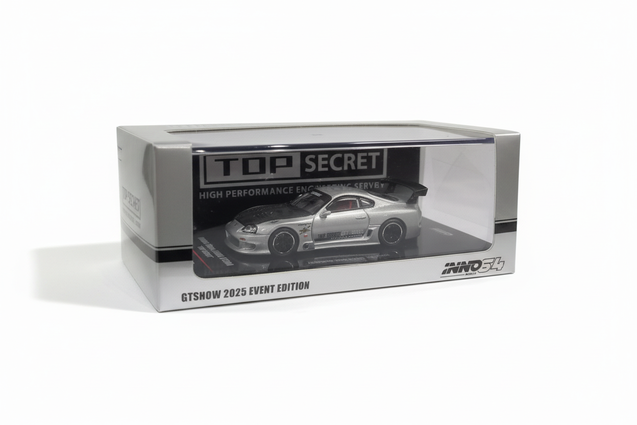 INNO64 TOP SECRET GTSHOW 2025 EVENT EDITION TOYOTA SUPRA (A80) GT300