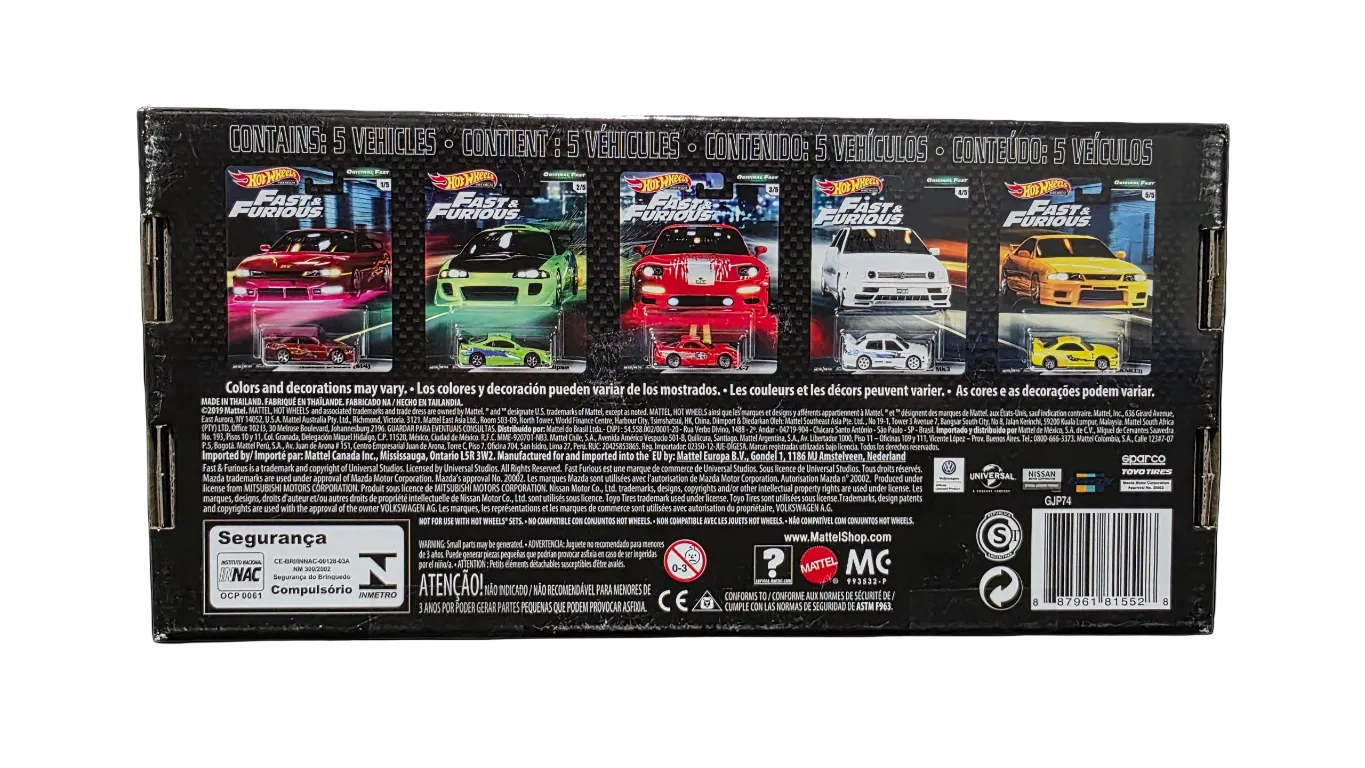 Fast & Furious The Original Hot Wheels Premium Box Set