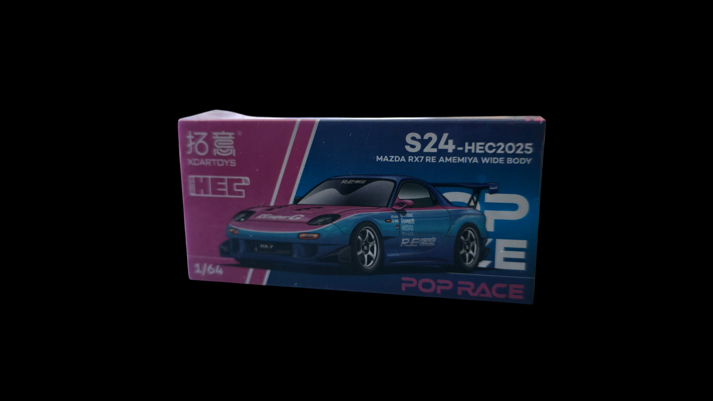 Pop Race S24-HEC2025 Mazda RX7 RE Amemiya Wide Body