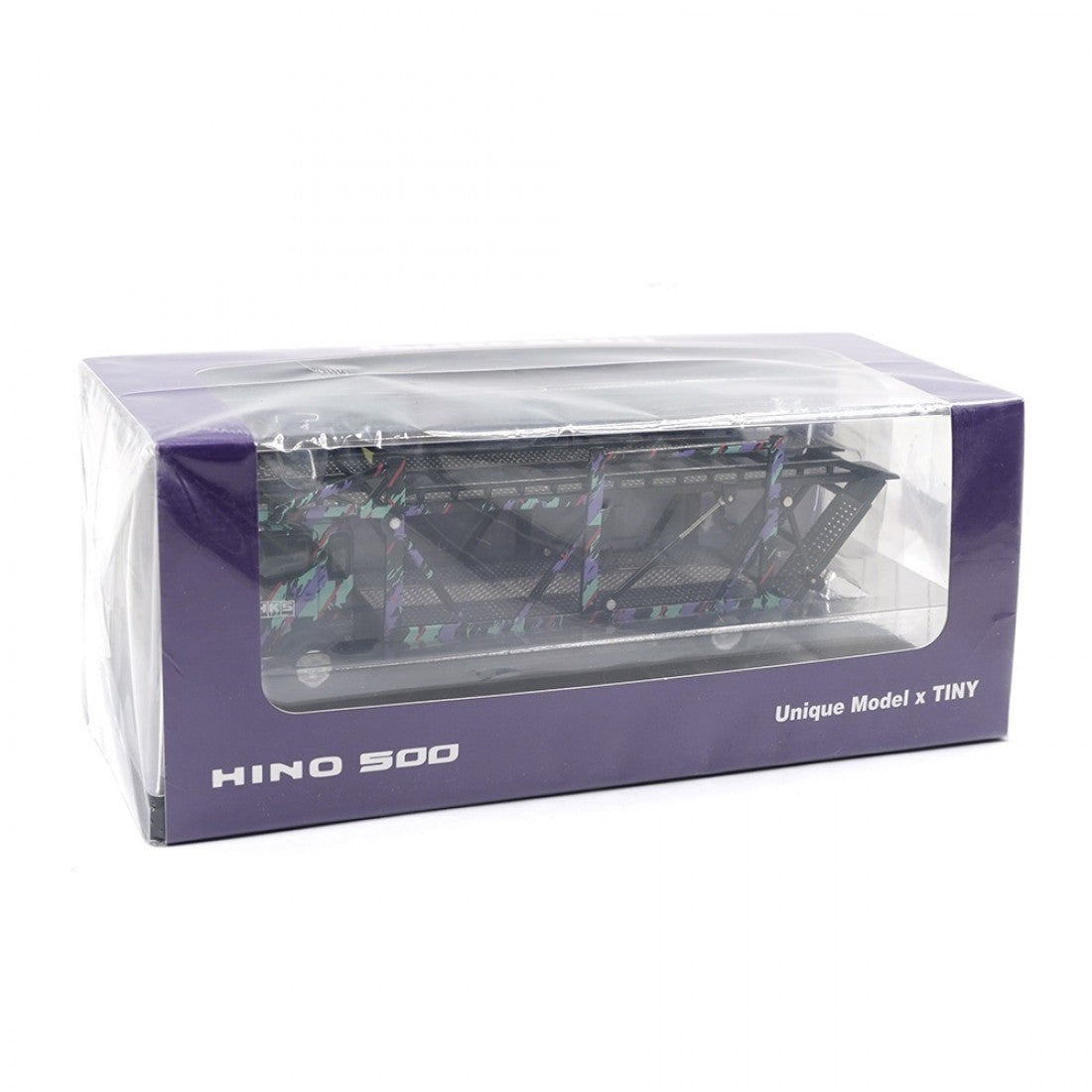 HINO 500 unique model x tiny HKS Car carrier 1:64 scale