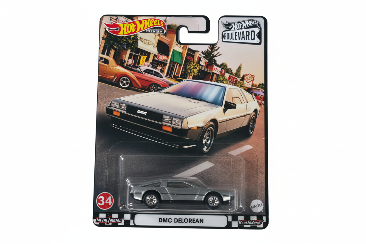 Hot Wheels Premium Boulevard N.34 DMC Delorean