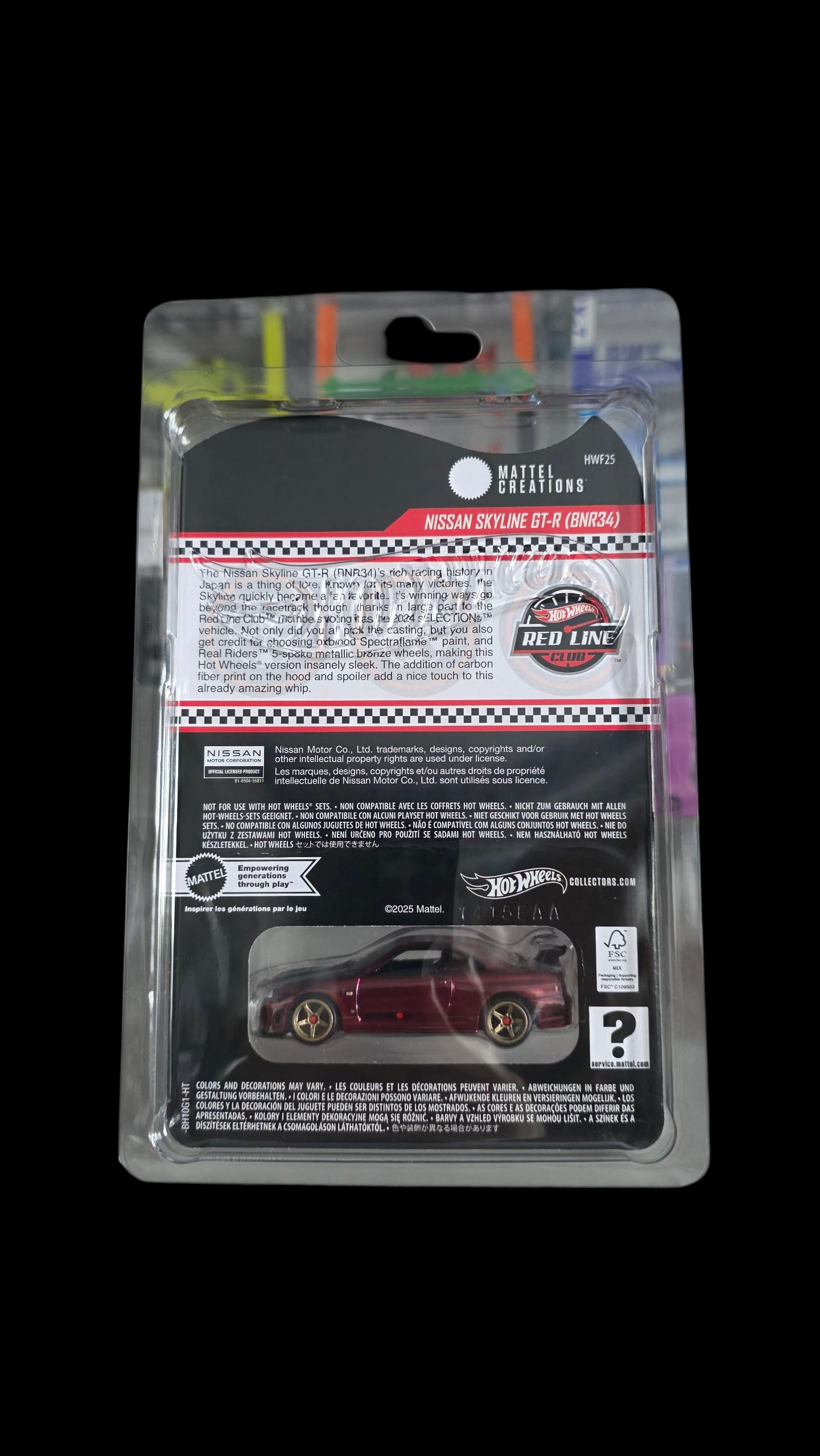Hot Wheels RLC Nissan Skyline GT-R R34