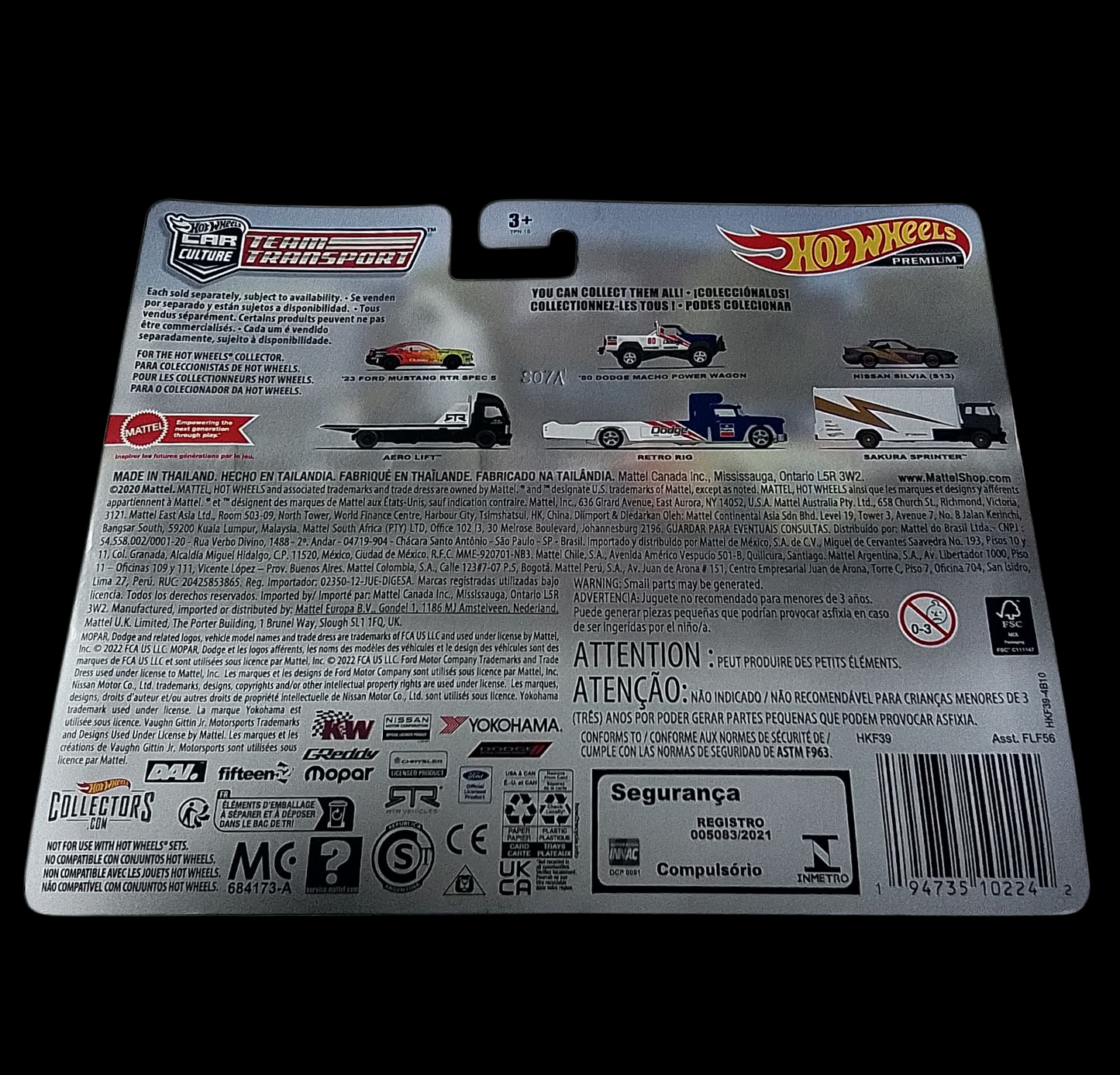 Hot Wheels Premium Team Transport #50