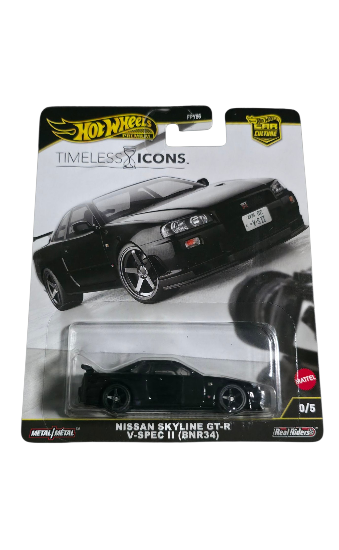 HOT WHEELS TIMELESS ICONS Nissan Skyline GT-R V-spec II (BNR34) Chase