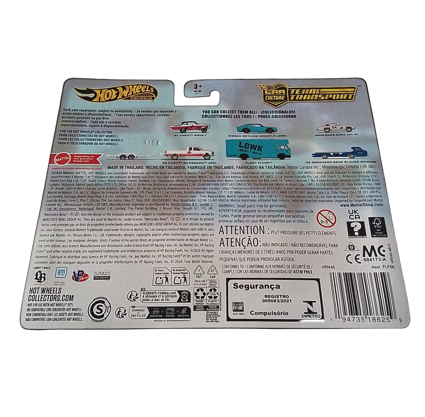 Hot Wheels Premium Team Transport #69