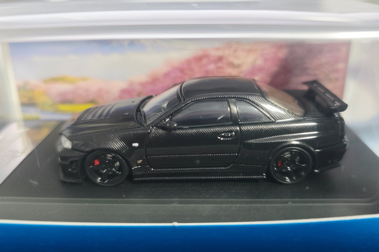 FUJI NISSAN SKYLINE GT-R R34 BLACK CARBON