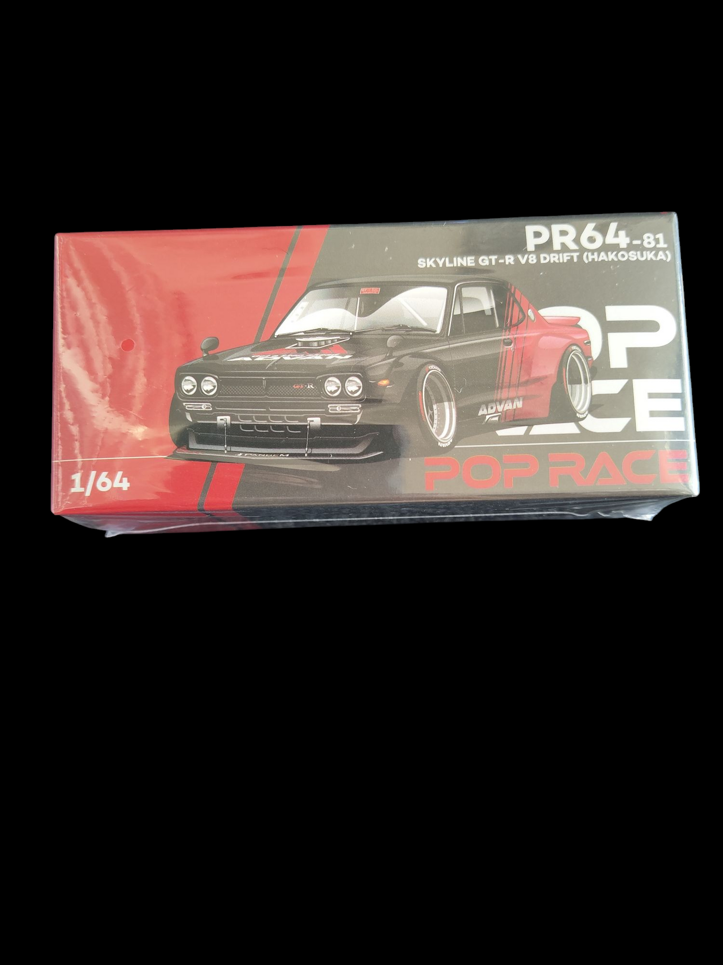 POP RACE PR64-81 SKYLINE GT-R ADVAN