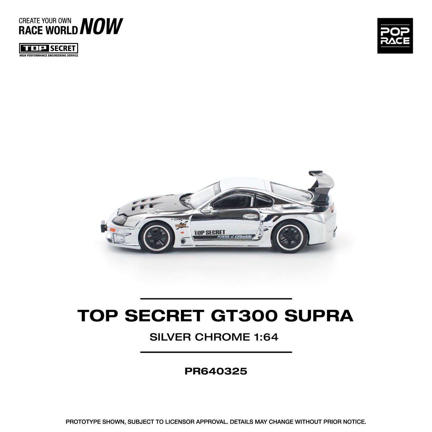 POP RACE PR64-325 TOP SECRET GT300 SUPRA