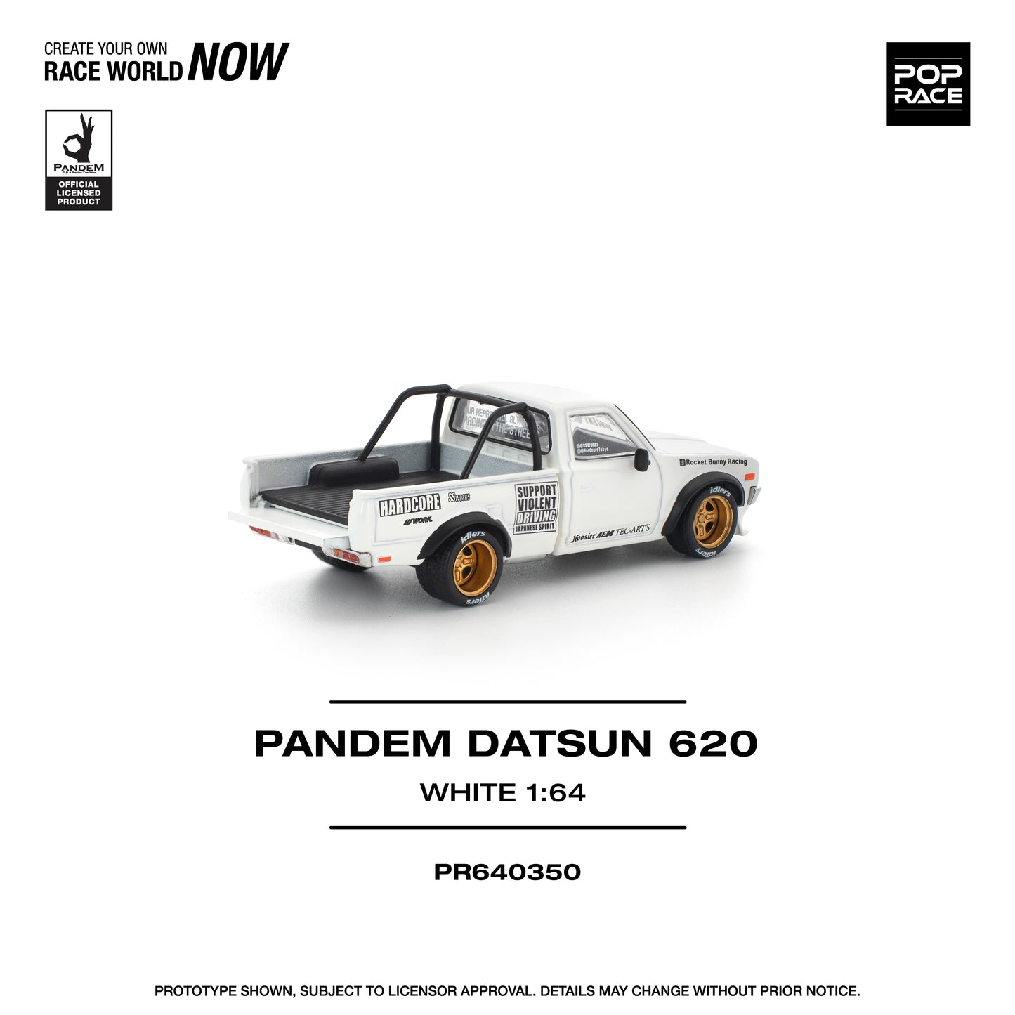 POP RACE PR64-350 PANDEM DATSUN 620