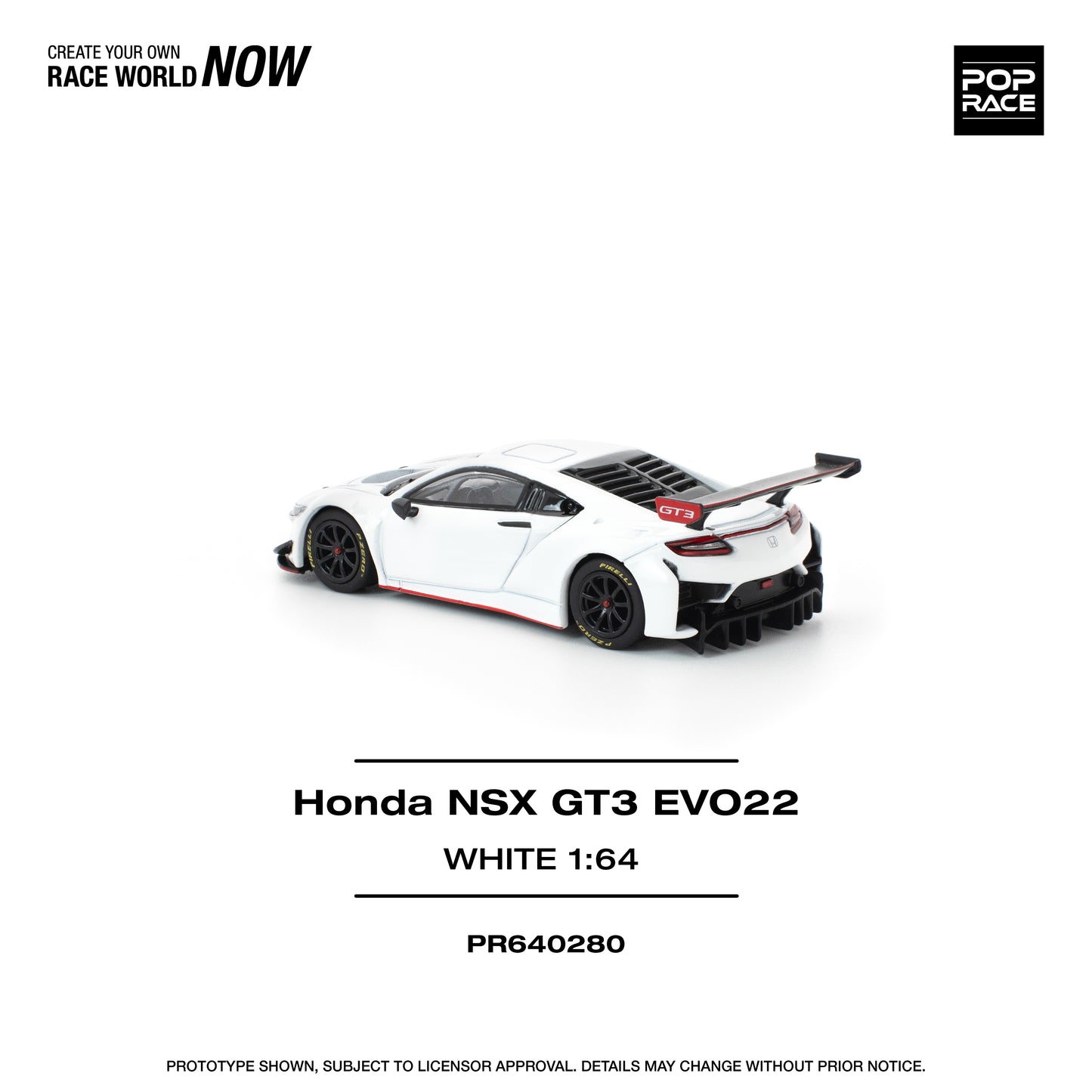 Pop Race PR64-280 Honda NSX GT3 EVO22