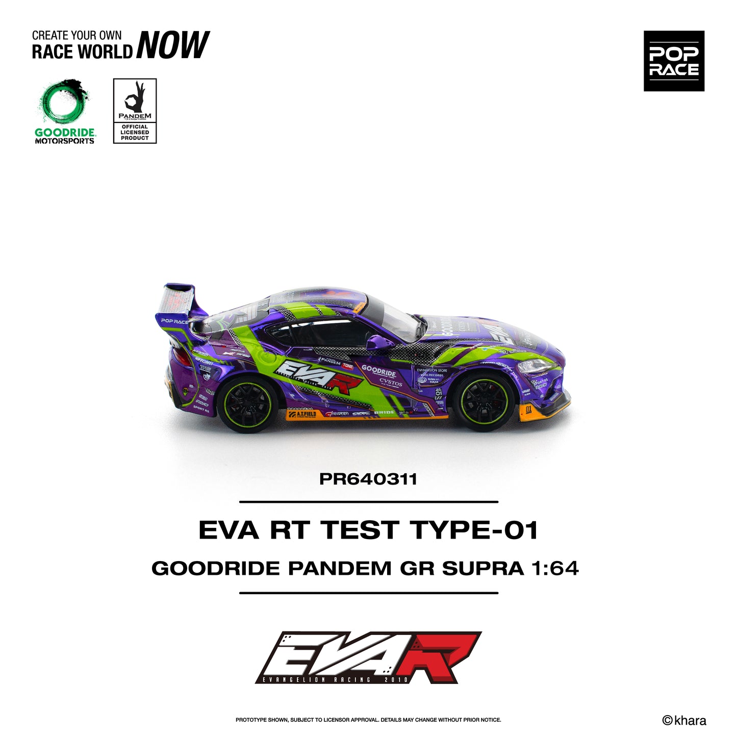 POP RACE PR64-311 EVA RT TEST TYPE-01 GOODRIDE PANDEM GR SUPRA