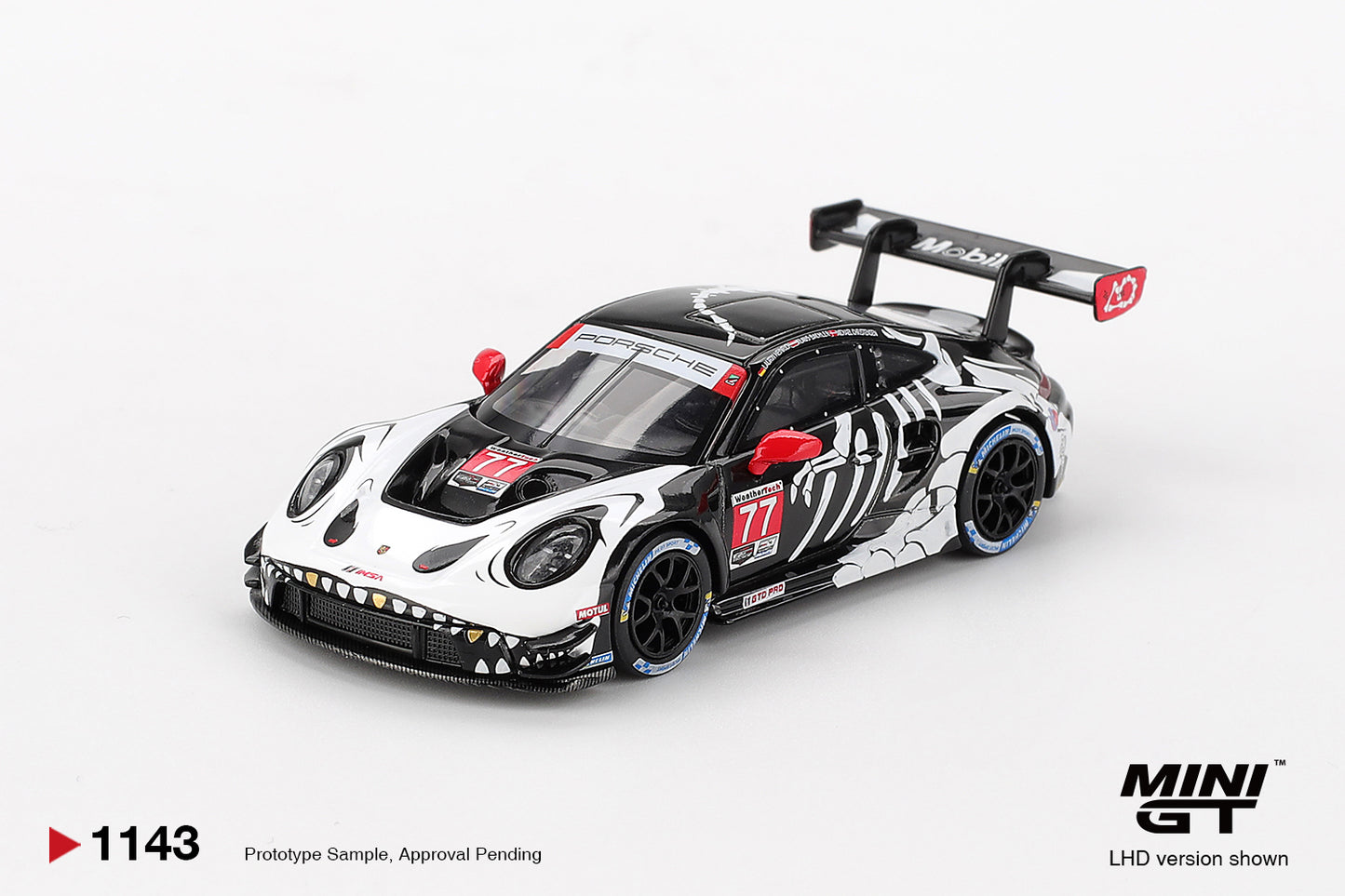 Porsche 911 GT3 R #77 AO Racing 2025 IMSA Petit Le Mans Mini GT