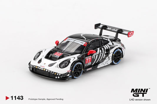 Porsche 911 GT3 R #77 AO Racing 2025 IMSA Petit Le Mans Mini GT