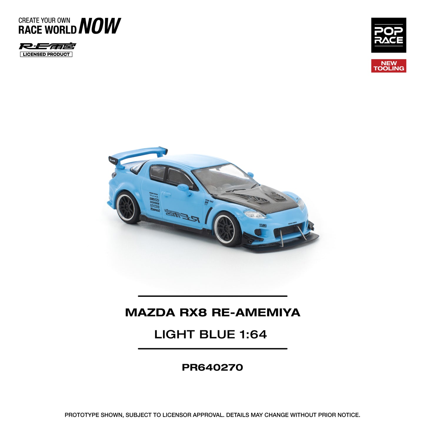 Pop Race PR64-270 Mazda Rx8 RE-Amemiya