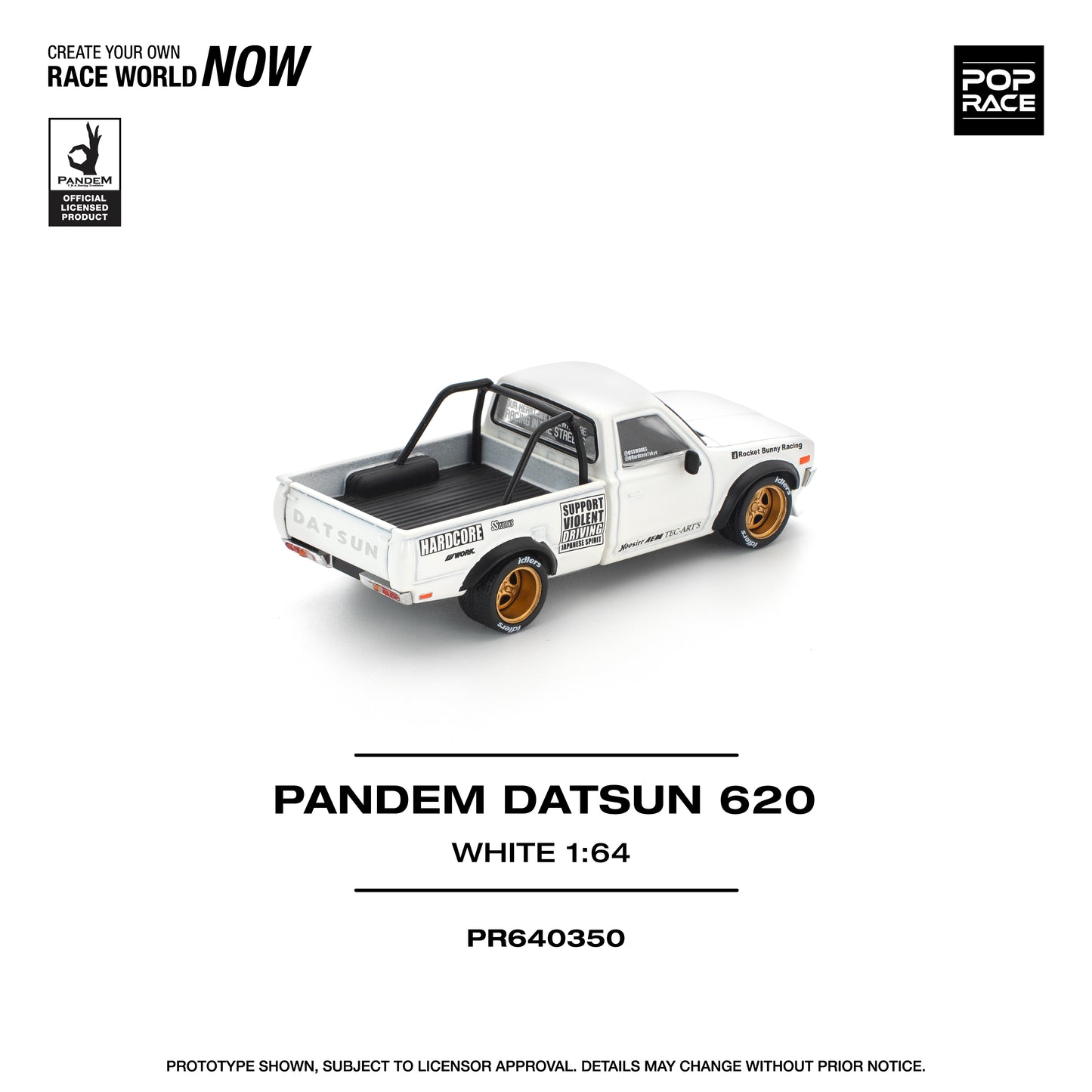 POP RACE PR64-350 PANDEM DATSUN 620