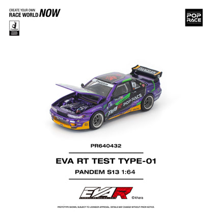 POP RACE PR64-432 EVA RT TEST TYPE-01 PANDEM S13 NISSAN SILVIA