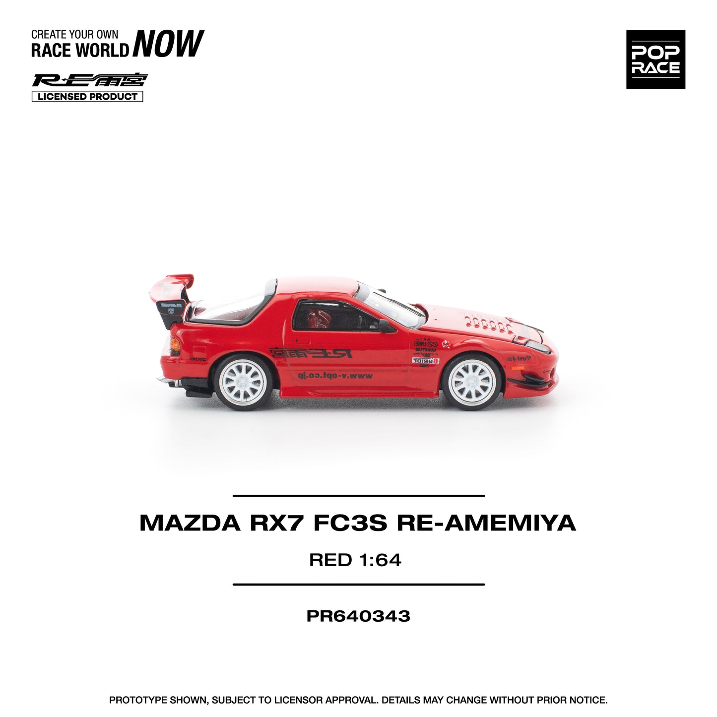 POP RACE PR64-343 MAZDA RX7 FC3S RE-AMEMIYA