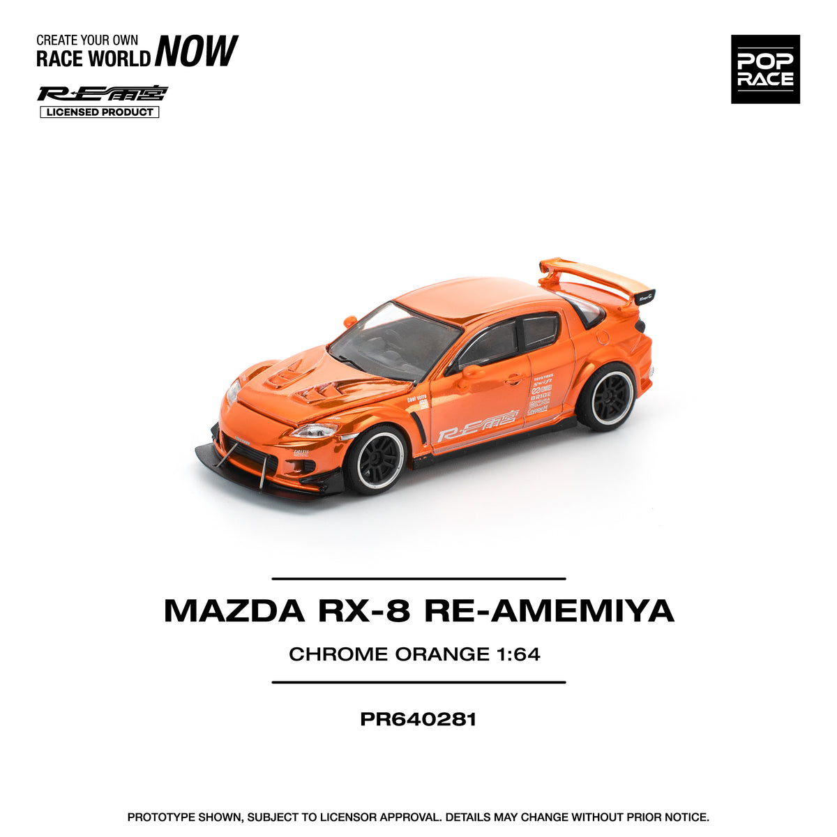 POP RACE PR64-281 MAZDA RX8 RE-AMEMIYA