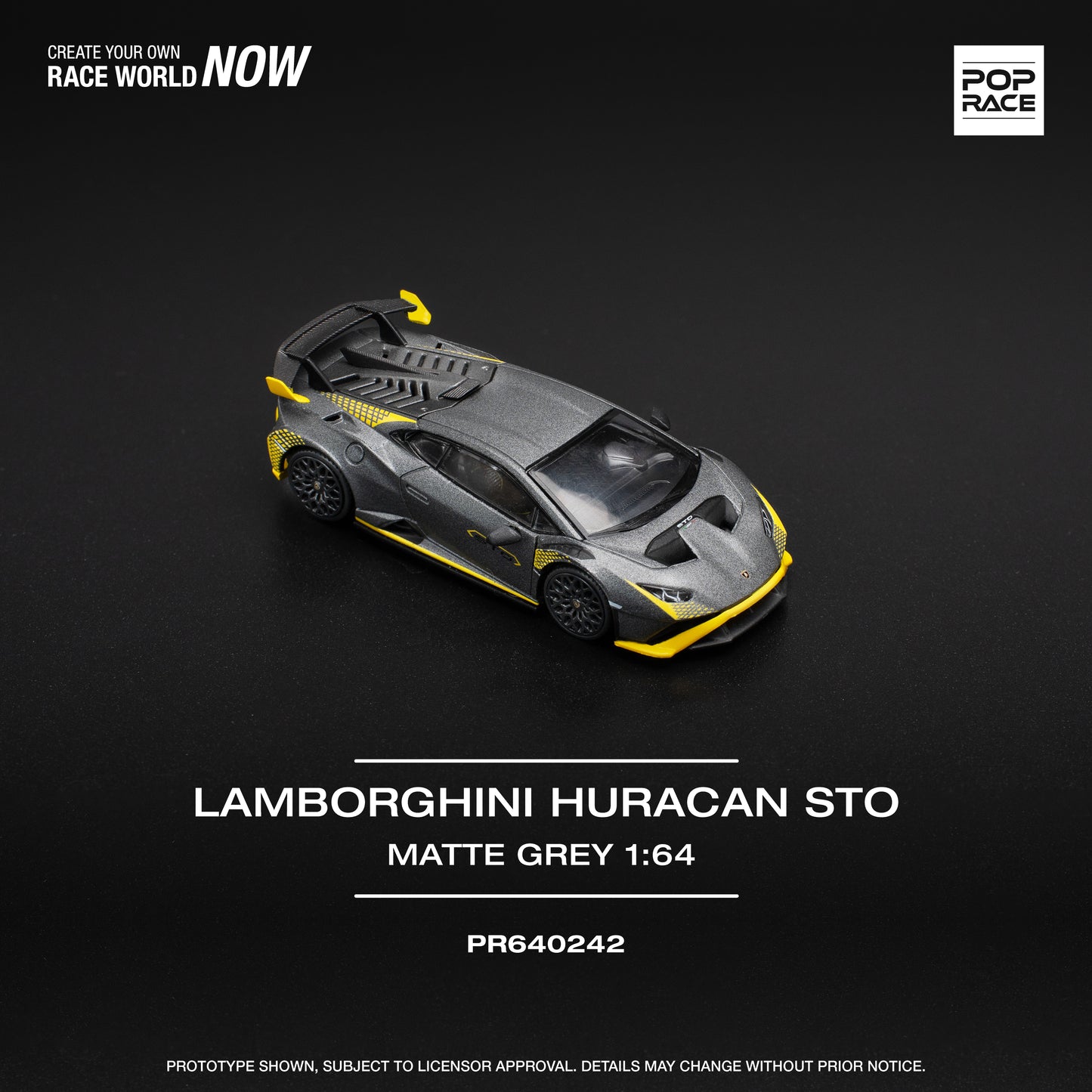 POP RACE PR64-242 Lamborghini Huracan STO