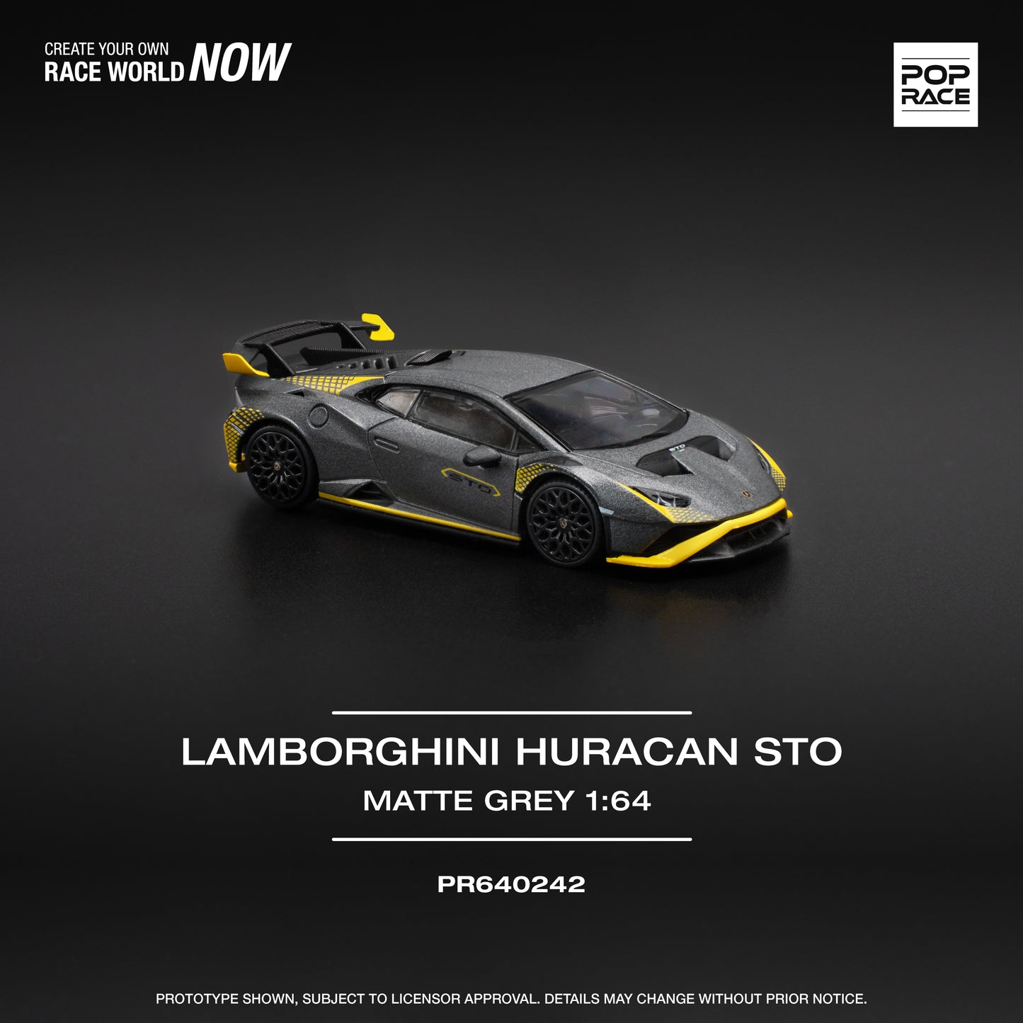 POP RACE PR64-242 Lamborghini Huracan STO