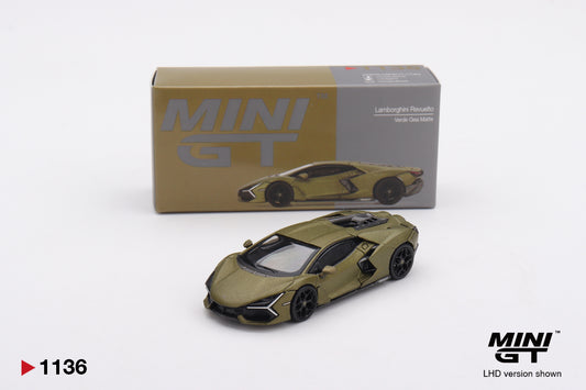 Lamborghini Revuelto Verde Gea Matte Mini GT 1:64 scale