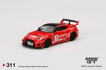 LB-Silhouette WORKS GT NISSAN 35GT-RR Ver.1 LBWK Mini GT